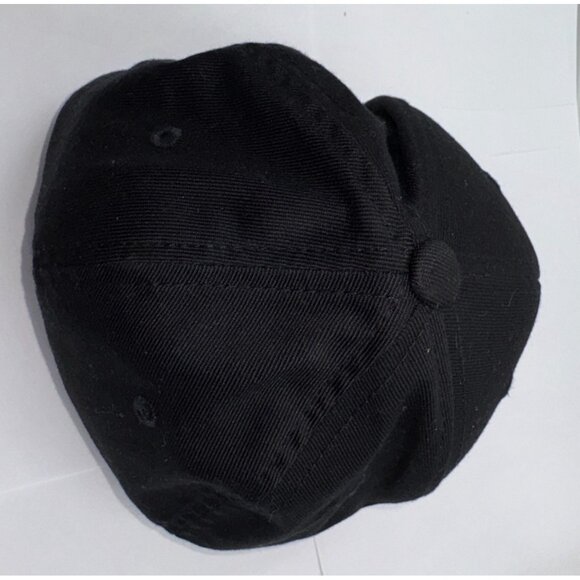 Hurley Flexfit Black Hat S/M Stretch Fitted Cap Yupoong Logo Surf Skate - Picture 8 of 14